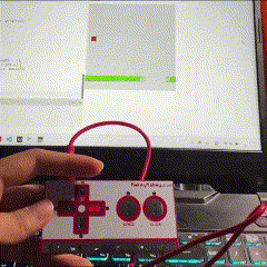 This is a demo of me using makeymakey to try to play Snake. As you can see I got a point.