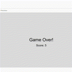 This is a demo of the game controls for jumping over obstacles.