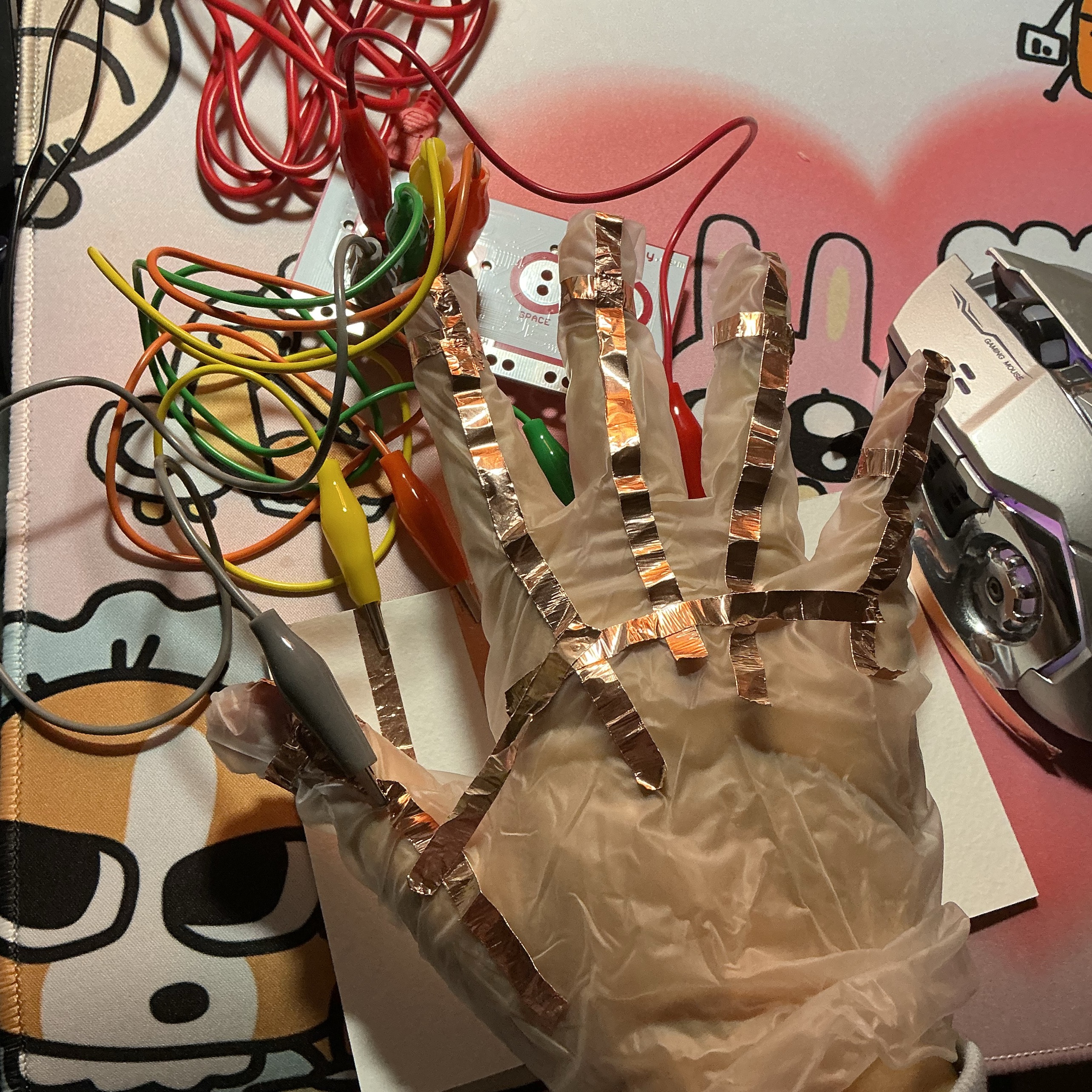 This is the front of the glove.