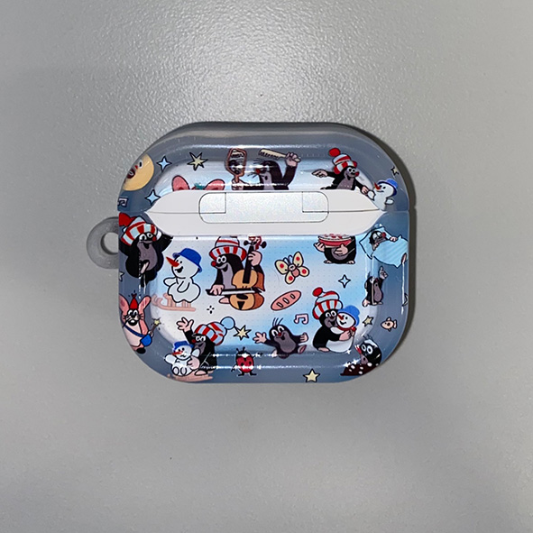 Back side of the headset with shell