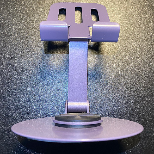 Front side of the cell phone holder