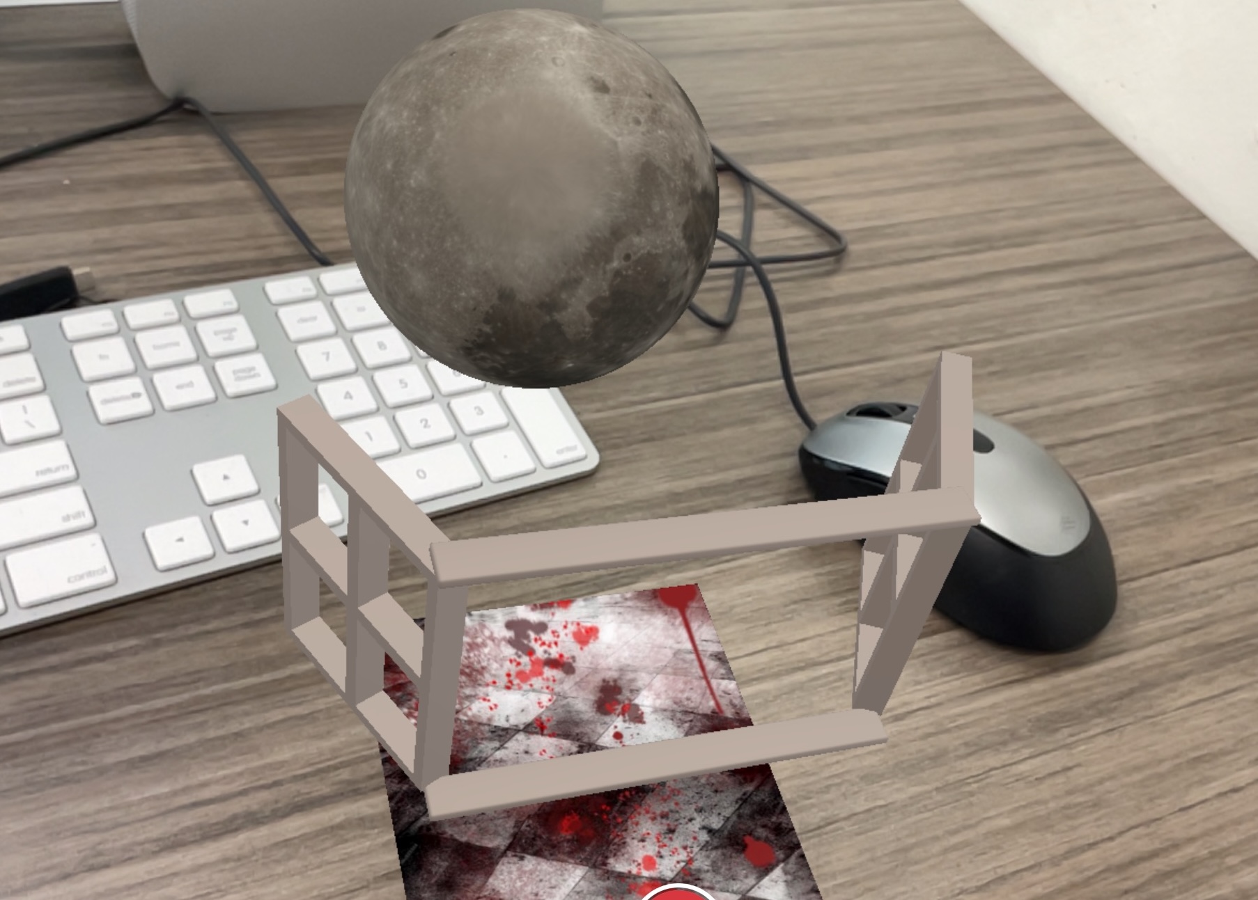 This is the window and moon and 3d effect display I added in Aero (top left).