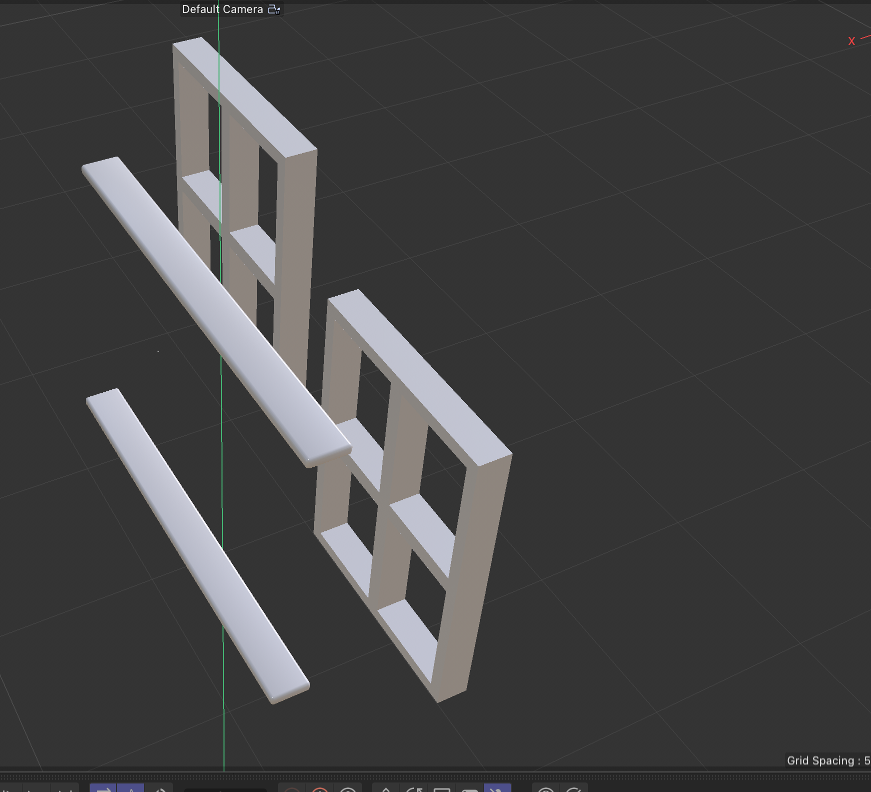 Here's the window I modeled in C4d, which I split into three parts. This can be turned into an animation inside Aero.
