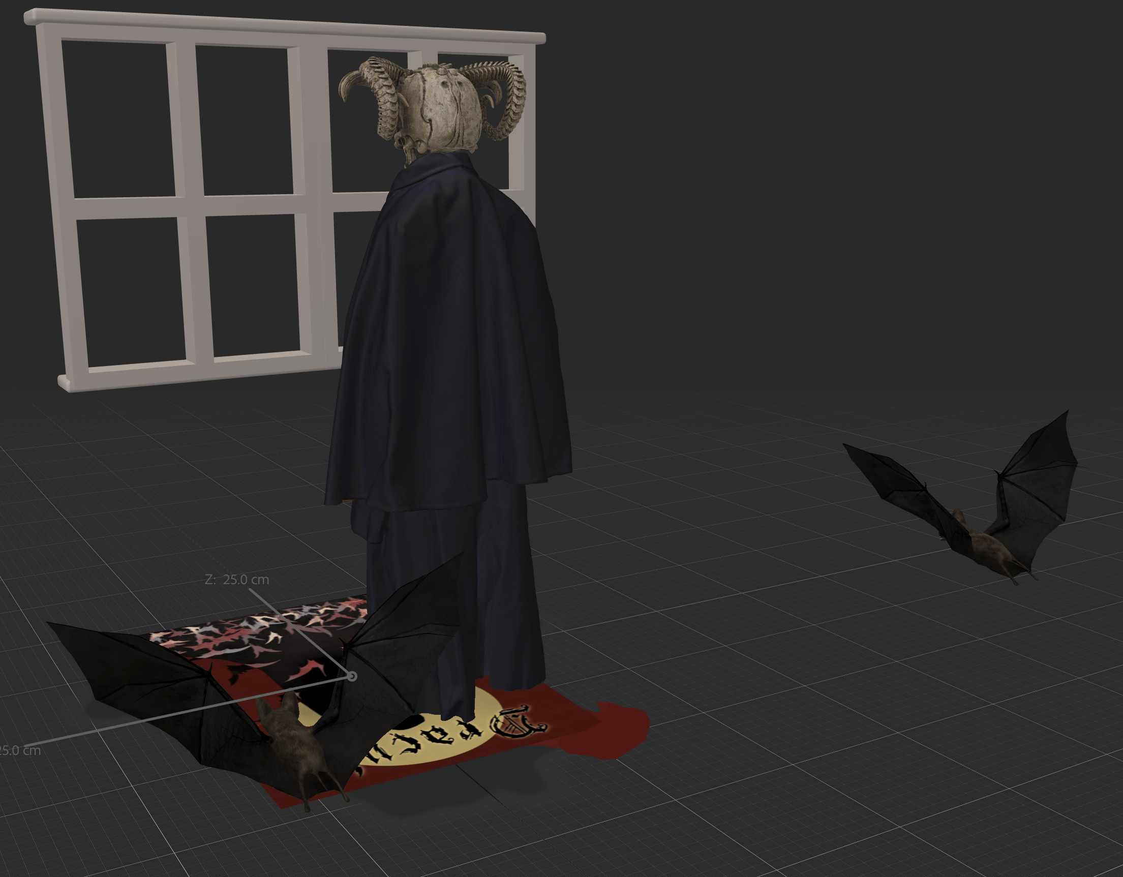 This is what it looks like when it's all modeled together in Aero.